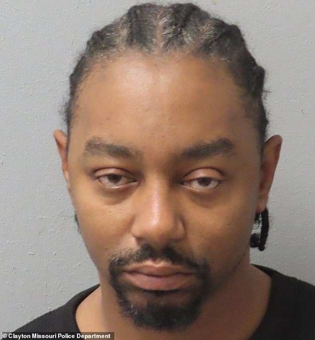 DNA evidence from a sweatshirt led police to 43-year-old Anjuan Mosby (pictured), the boyfriend of Michelle Hampton's twin sister, who later admitted to the crime.