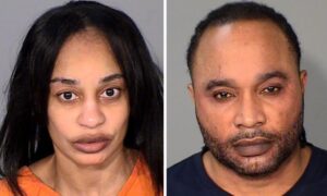 Akwele Lawes-Richards, 45, and Jadion Richards, 44, were each charged with organized retail theft. (The New York Post)