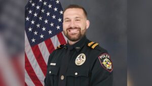 Officer Cooper Dawson of the Greenville Police Department in Texas was killed on Monday. (Greenville Police Department )