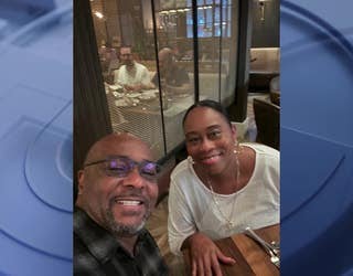 Nicole Clemons with her husband, before her life was tragically cut short in a case of mistaken identity, with her son being the intended target